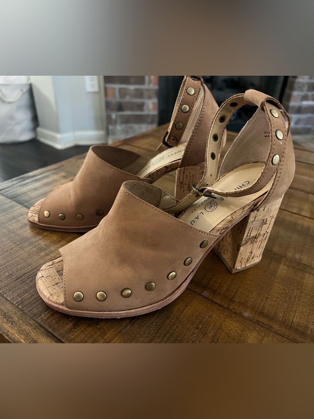 Chinese Laundry suede heels size 6.5